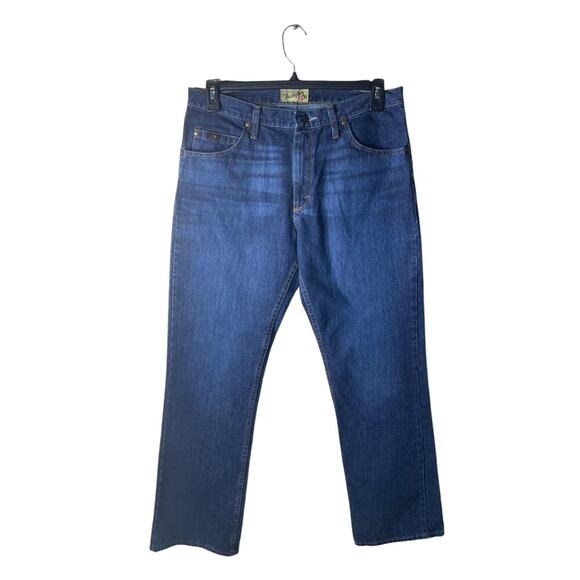 Wrangler 20X Jeans Men's Size 33x32 Straight Leg Whiskers Medium Wash Denim - Picture 1 of 11